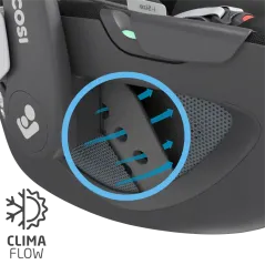 FOTELIK SAMOCHODOWY MAXI-COSI PEBBLE 360 ESSENTIAL BLACK 0–13 KG