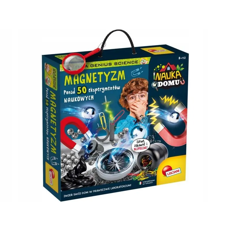 MAŁY GENIUSZ MAGNETYZM ZESTAW EKSPERYMENTÓW NAUKOWYCH LISCIANI