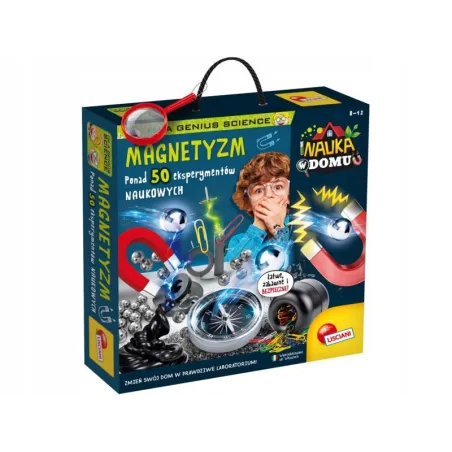 Mały Geniusz Magnetyzm Zestaw Eksperymentów Naukowych Lisciani