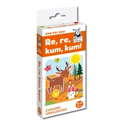 RE, RE, KUM, KUM ZAGADKI OBRAZKOWE KAPITAN NAUKA 2-3 LATA - Edgard