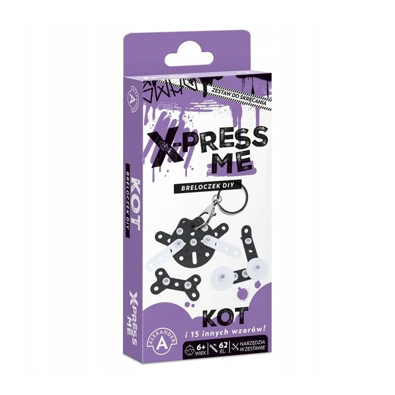ZESTAW DO WYKONANIA BRELOKA KOT X-PRESS ME ALEXANDER 6+