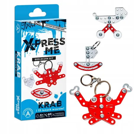 ZESTAW DO WYKONANIA BRELOKA KRAB X-PRESS ME ALEXANDER 6+