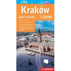 KRAKÓW. PLAN MIASTA 1:20 000