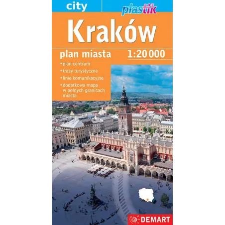 KRAKÓW. PLAN MIASTA 1:20 000