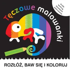 TĘCZOWE MALOWANKI ROZŁÓŻ BAW SIĘ I KOLORUJ GRUBE KONTURY - Wilga