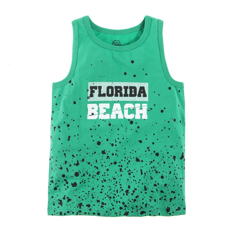 T-SHIRT CHŁOPIĘCY NA RAMIĄCZKA FLORIDA BEACH 92 CM COOL CLUB - Cool Club