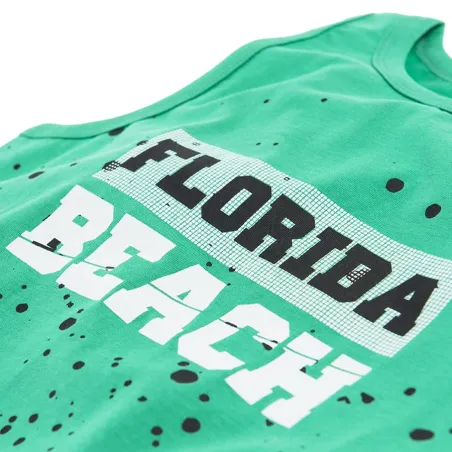 T-Shirt Chłopięcy Na Ramiączka Florida Beach 92 Cm Cool Club