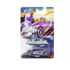 HOT WHEELS IRIDIUM ACCELERACERS SILVER SERIES FIOLETOWY 3+