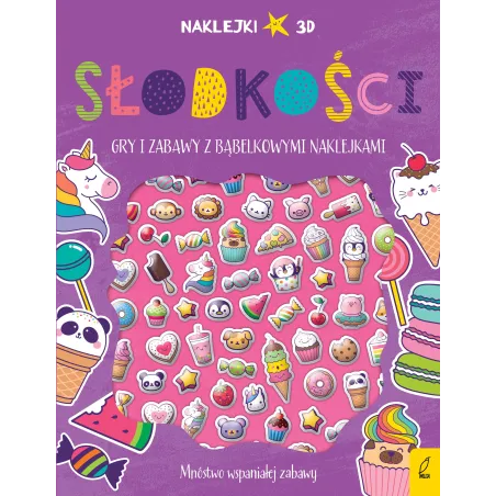 Słodkości Wypukłe Naklejki