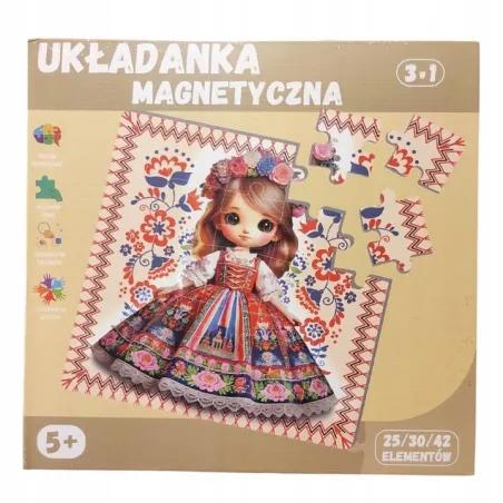 Układanka Magnetyczna 3W1 Qbi 5+