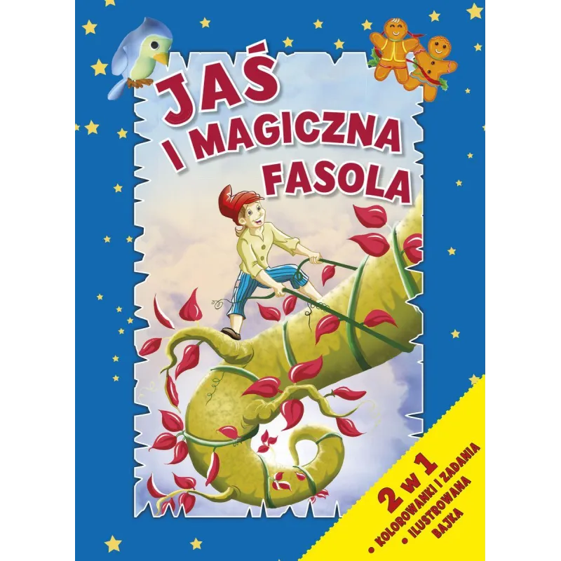 JAŚ I MAGICZNA FASOLA KOLOROWANKI I ZADANIA - Olesiejuk