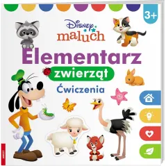 DISNEY MALUCH ELEMENTARZ ZWIERZĄT ĆWICZENIA 3+ - Ameet