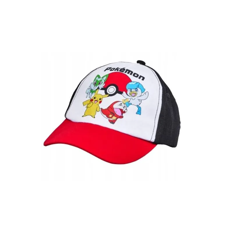 DZIECIĘCA CZAPKA Z DASZKIEM POKEMON 2+
