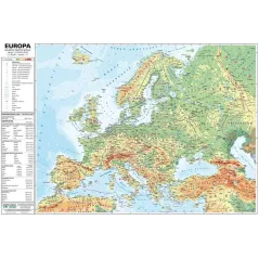 MAPA ŚCIENNA EUROPA FIZYCZNA 1 : 10 000 000 - Demart