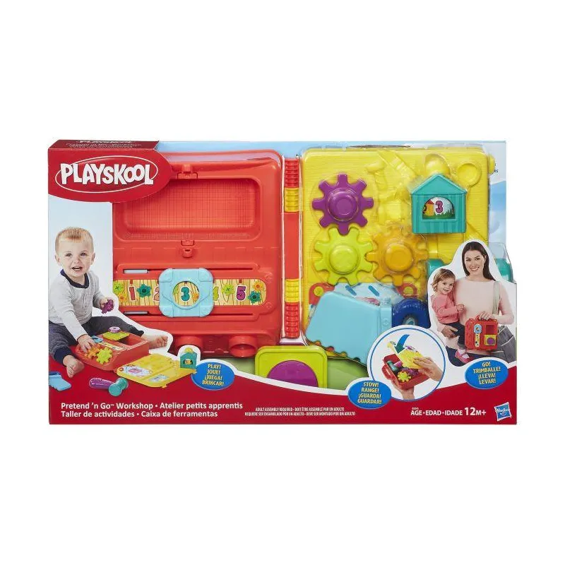 MAŁY MAJSTERKOWICZ WALIZKA DO ZABAWY PLAYSKOOL 12M+ - Hasbro