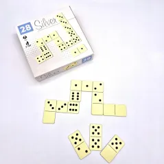 DOMINO KROPKI SILVER  28 ELEMENTÓW ALEXANDER 5+