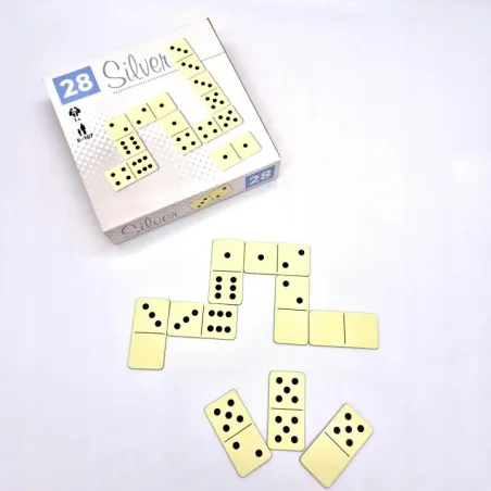 DOMINO KROPKI SILVER  28 ELEMENTÓW ALEXANDER 5+