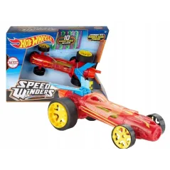 HOT WHEELS AUTONAKRĘCIAKI WYŚCIGÓWKA CZERWONA 4+