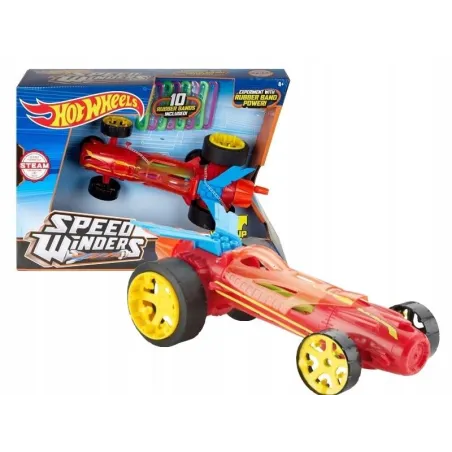 HOT WHEELS AUTONAKRĘCIAKI WYŚCIGÓWKA CZERWONA 4+