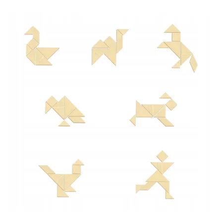 Gra Tangram Silver Łamigłówka Logiczna Alexander 4+