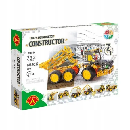 Metalowe Klocki Konstrukcyjne Pro-Muck 7W1 732 Elementów Alexander 7+ Metalowe Klocki Konstrukcyjne Pro-Muck 7W1 732 Elementów Alexander 7+