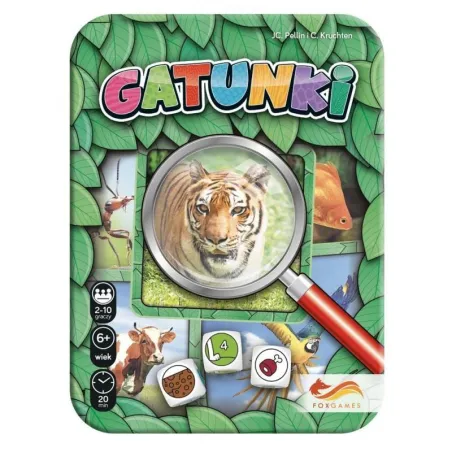 GATUNKI ŚWIAT ZWIERZĄT GRA EDUKACYJNA 6+ - FoxGames