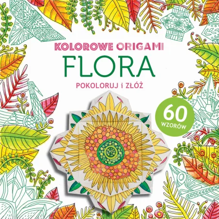 FLORA KOLOROWANKA Z ORIGAMI - Buchmann