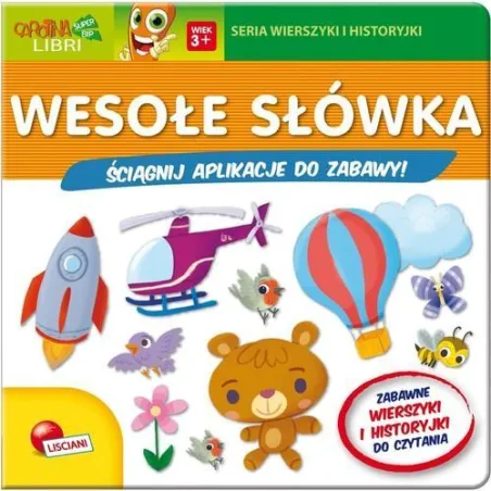 KSIĄŻECZKI CAROTINY WESOŁE SŁÓWKA 3+ - Lisciani