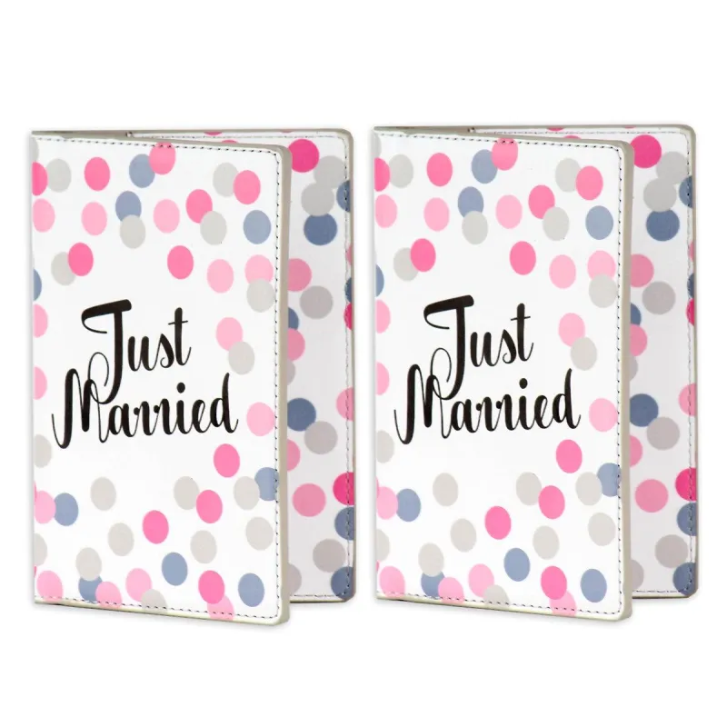 JUST MARRIED ZESTAW ETUI NA PASZPORT 2 SZT.