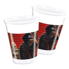 KUBEK PLASTIKOWY STAR WARS THE FORCE 8 SZT. 200 ML - Procos