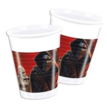 KUBEK PLASTIKOWY STAR WARS THE FORCE 8 SZT. 200 ML - Procos