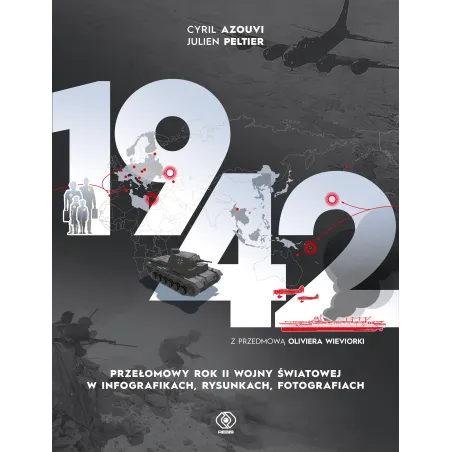 1942. Przełomowy rok II wojny światowej w infografikach rysunkach fotografiach Cyril Azouvi,Julien Peltier