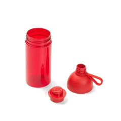 Butelka Na Wodę Lego 500 Ml Czerwona Przezroczysta