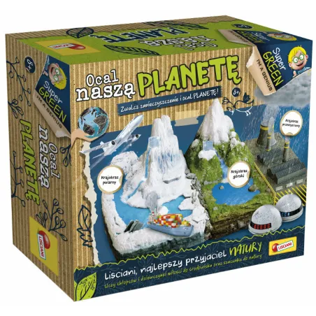 ZESTAW DO EKSPERYMENTÓW NAUKOWYCH LISCIANI I\'M A GENIUS OCAL NASZĄ PLANETĘ 8+