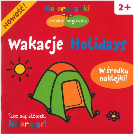 WAKACJE HOLIDAYS KOLOROWANKI POLSKO-ANGIELSKIE 2+ - Wilga