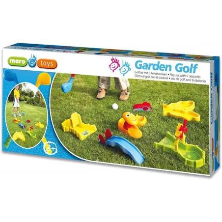 MINI GOLF ZESTAW OGRODOWY Z 6 PRZESZKODAMI 3+ - Manfred Roser