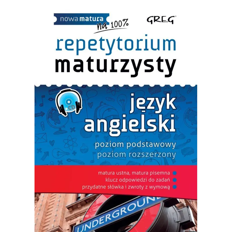 JĘZYK ANGIELSKI REPETYTORIUM MATURZYSTY + CD - Greg