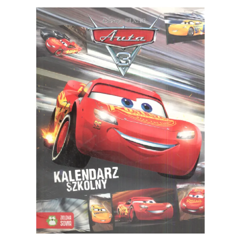 DISNEY AUTA 3 KALENDARZ SZKOLNY 6+ - Zielona Sowa