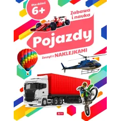 POJAZDY. ZESZYT Z NAKLEJKAMI 6+ - Dragon