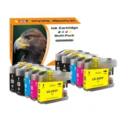 TUSZE DO BROTHER LC223 LC225 LC227 10 SZTUK Z CHIPEM DCP-J562DW MFC-J480DW