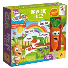 GRA EDUKACYJNA CAROTINA DLA DZIECI NAUKA PRZEZ ZABAWĘ LISCIANI 3+