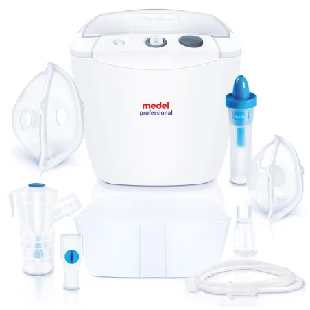 Nebulizator Inhalator Medel Professional Pneumatyczno-Tłokowy Dla Dzieci Dorosłych
