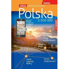 POLSKA ATLAS SAMOCHODOWY 1: 300 000 - Demart