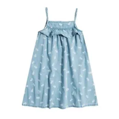 SUKIENKA JEANSOWA DZIEWCZĘCA BEZ RĘKAWÓW ANANASY 92 CM COOL CLUB