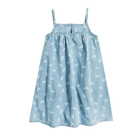 Sukienka Jeansowa Dziewczęca Bez Rękawów Ananasy 92 Cm Cool Club