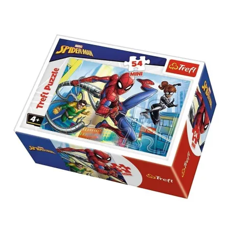 PUZZLE MINI SPIDER-MAN 3 CZAS NA SPIDER-MANA 54 ELEMENTY TREFL 4+