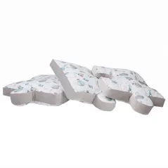 MATA DO ZABAWY Z PODUSZEK 145 X 145 X 10 CM LULANDO ART PLANE - Lulando
