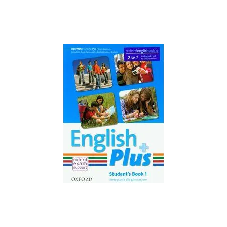 ENGLISH PLUS 1 STUDENTS BOOK + KOD DO ĆWICZEŃ ONLINE Ben Wetz - Oxford