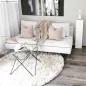 Okrągły Dywan Shaggy Janjira 200 Cm Offwhite Trendcarpet Okrągły Dywan Shaggy Janjira 200 Cm Offwhite Trendcarpet