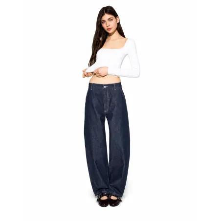 JEANSY DAMSKIE W STYLU SKATER ROZMIAR 38 BERSHKA